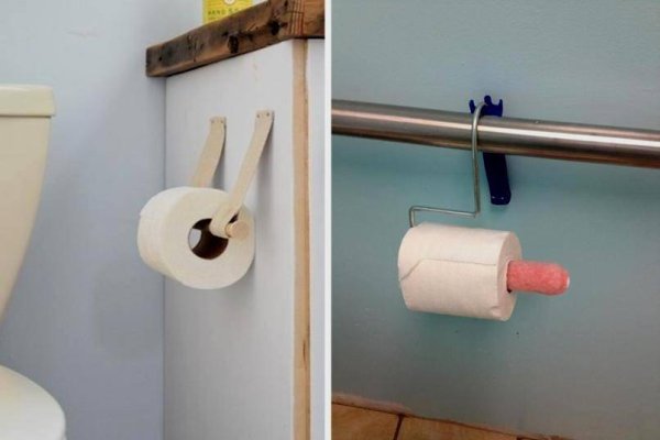 Самодельный держатель для туалетной бумаги
