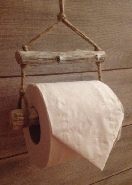 Джутовый держатель для туалетной бумаги