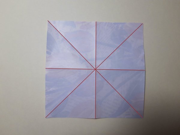 Базовая форма квадрат оригами