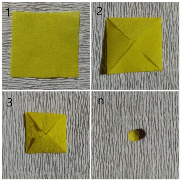 Поделки из квадратиков бумаги