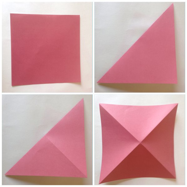 Поделки из квадрата бумаги