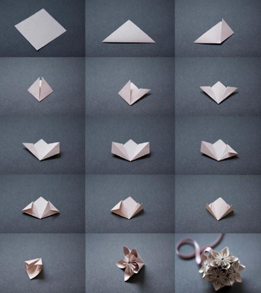 Оригами украшения