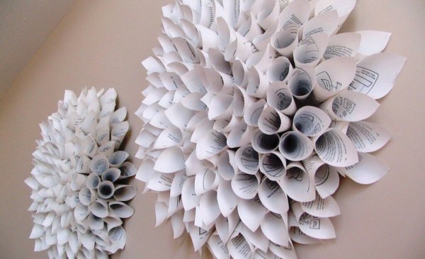 Бумажная пластика цветы