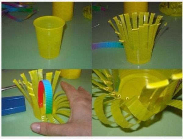 Поделки из пластиковых стаканчиков для детей