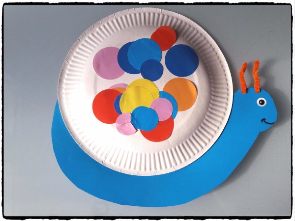Декор бумажных тарелок для детей