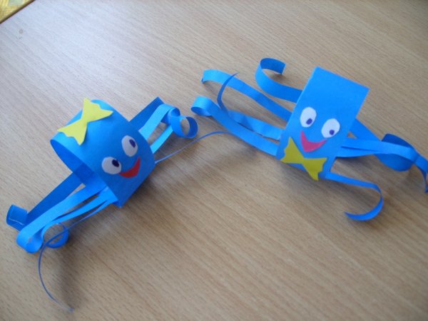 Игрушки из полосок бумаги для детей