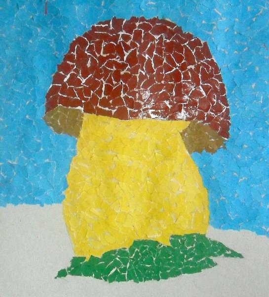 Обрывная мозаика гриб