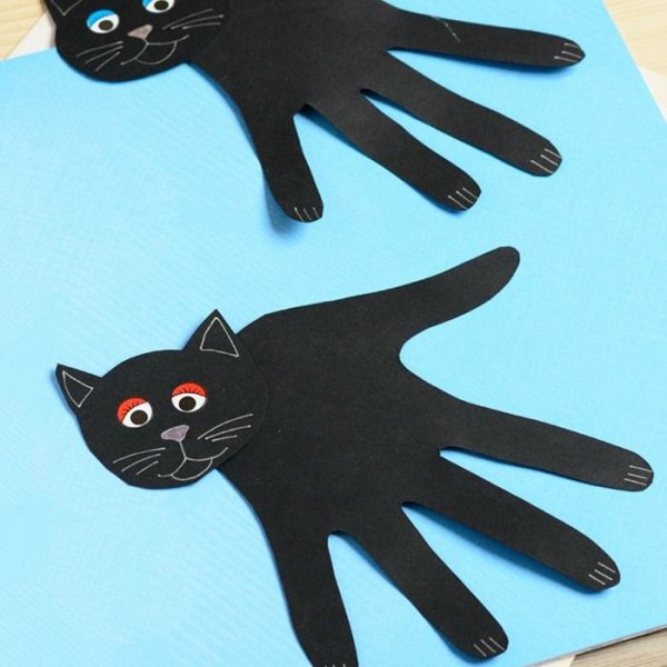Поделка котик своими руками для детей