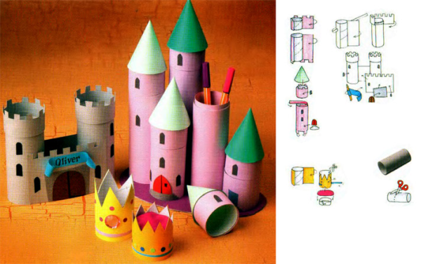 Замок из подручных материалов