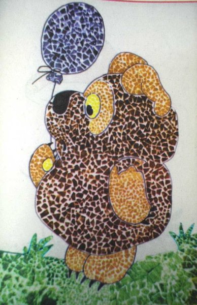 Мозаика из яичной скорлупы для детей