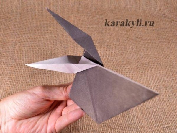 Оригами из бумаги для детей Каркуша