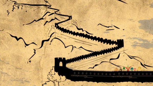 Древний Китай Великая китайская стена план