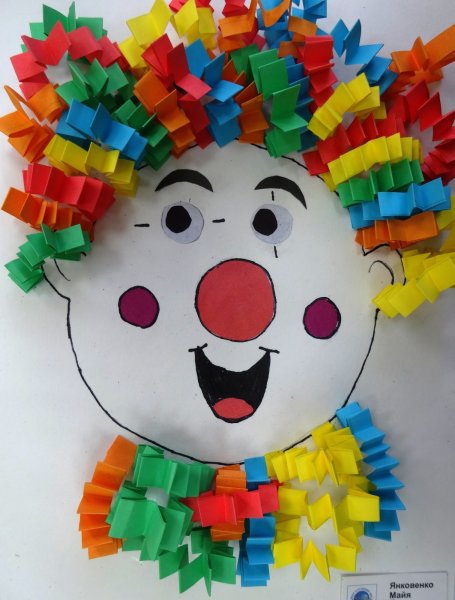 Поделка клоун для детей