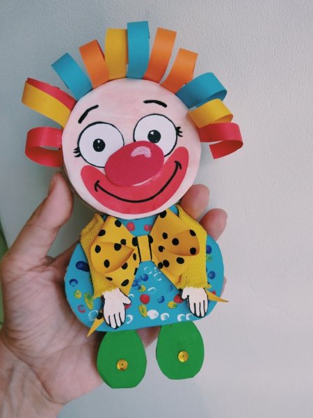 Поделка клоун для детей