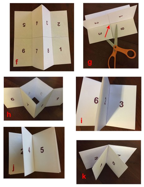 Книжка из оригами