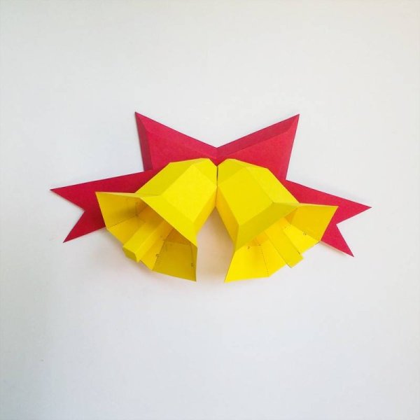 Колокольчик оригами