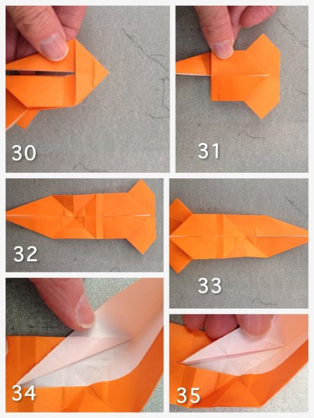 Корги из оригами