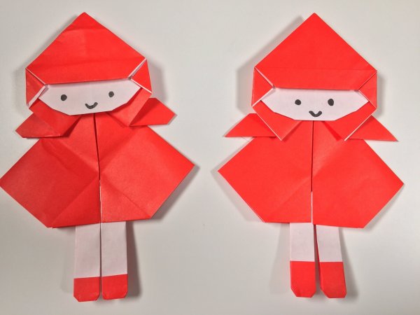Оригами человек для дошкольников