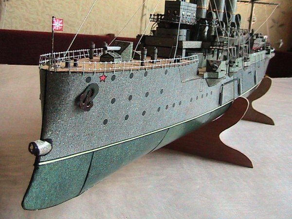 Бумажное моделирование крейсер "Аврора"