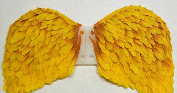 Поделки крылья из бумаги
