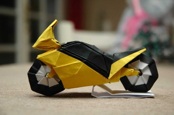 Оригами мотоцикл