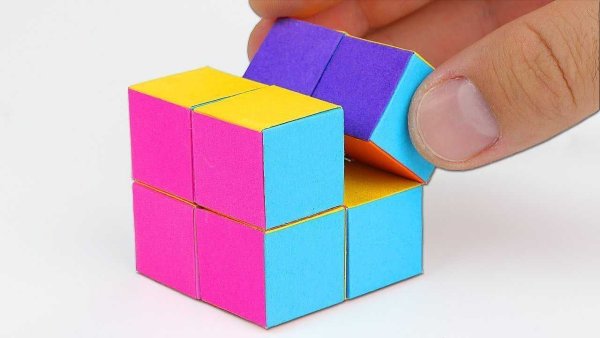 Поделки куб из бумаги