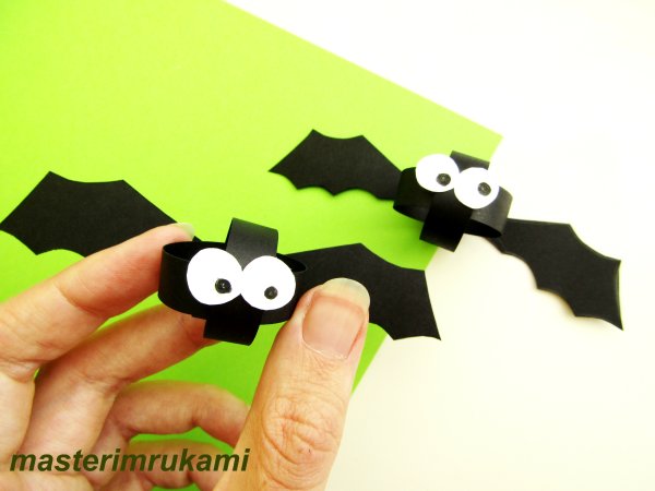 Летучая мышь поделка из бумаги для детей