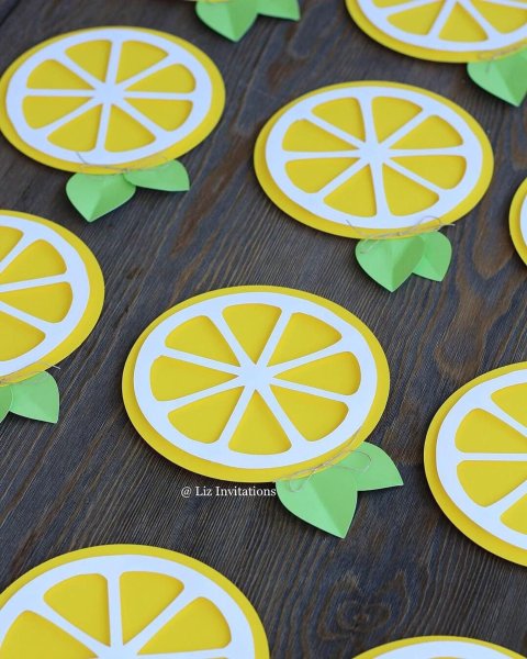 Поделка лимон