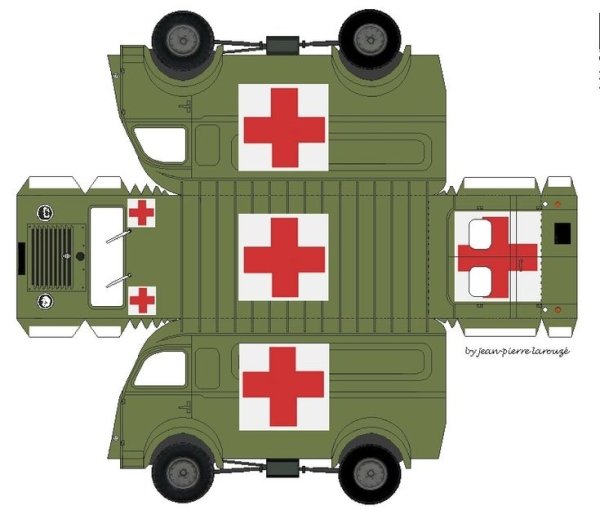 Бумажные военные машины