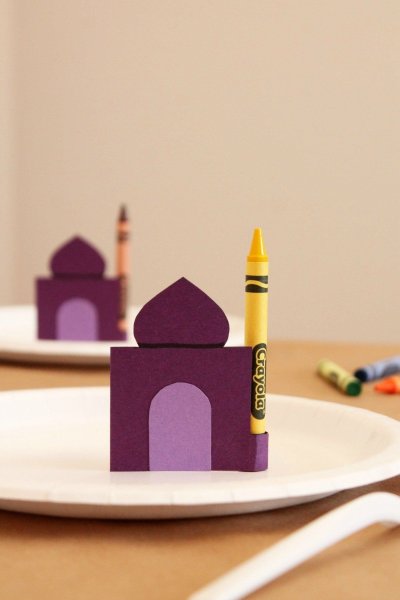 Мечеть из цветной бумаги