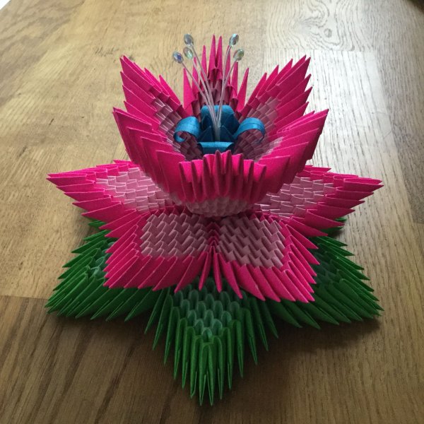 Модульное оригами Лотос мастер класс