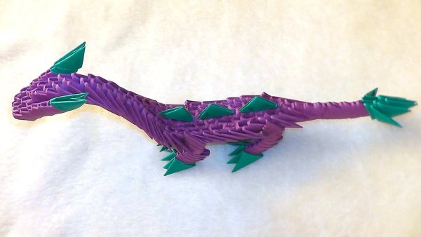 Модульное оригами дракон схема