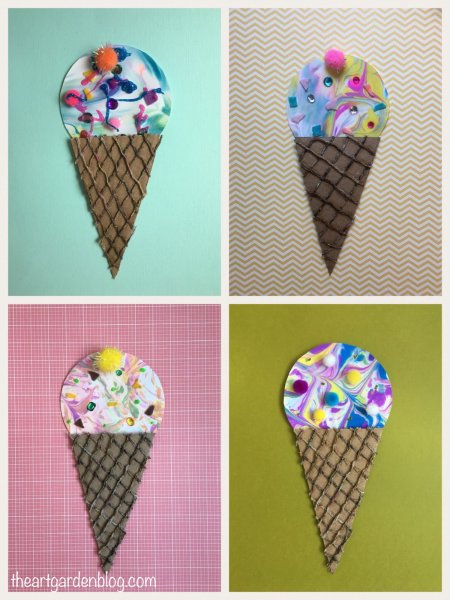 Мороженое поделка для детей из бумаги