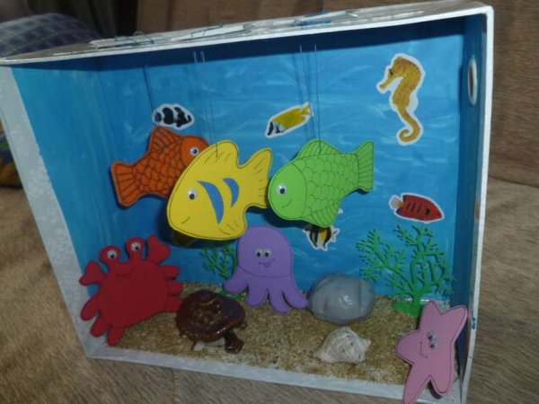 Поделка аквариум