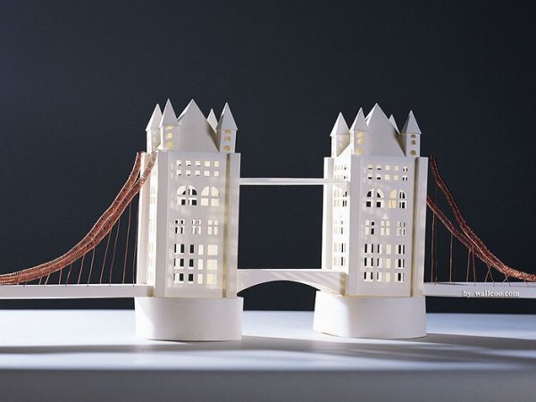 Тауэрский мост в Лондоне макет из бумаги