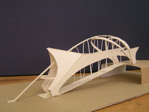 Мост из картона