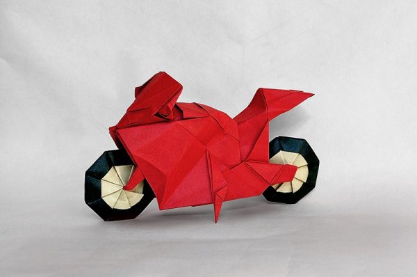 Поделки из бумаги мотоцикл