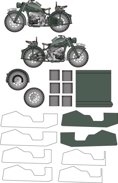 Модели для склеивания мотоциклы
