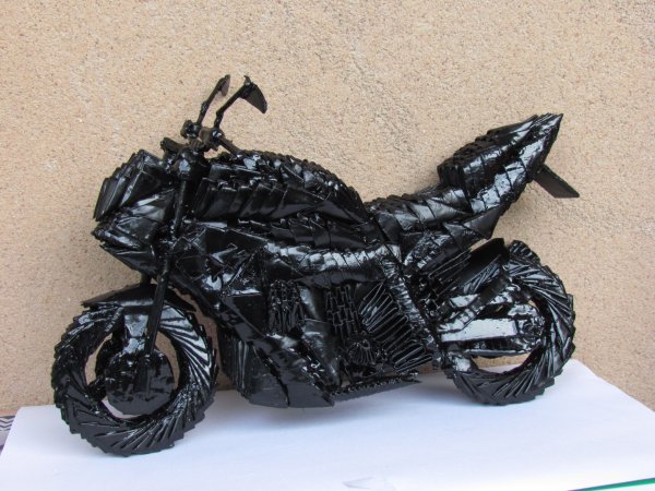 Модульное оригами мотоцикл
