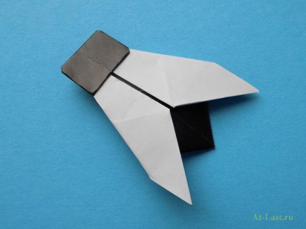Оригами Муха для детей