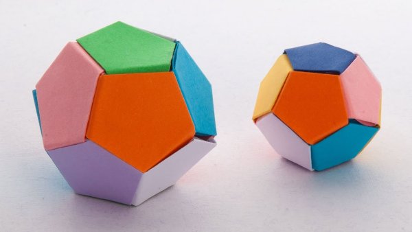Оригами мяч