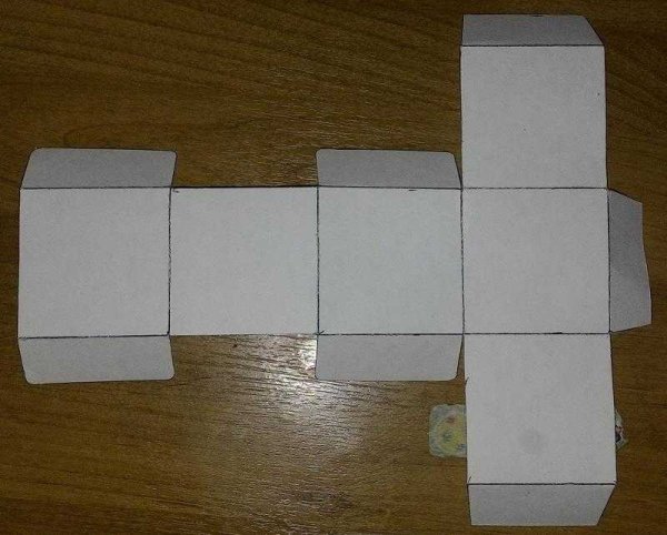 Бумажный куб развертка
