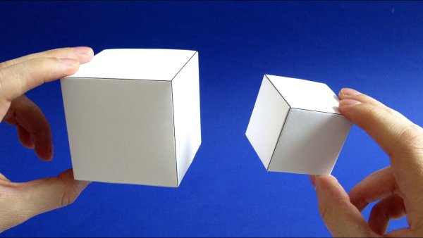 Куб из бумаги
