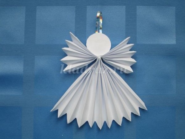 Поделка ангел из бумаги для дошкольников