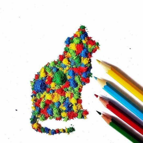 Поделки из цветных карандашей своими руками