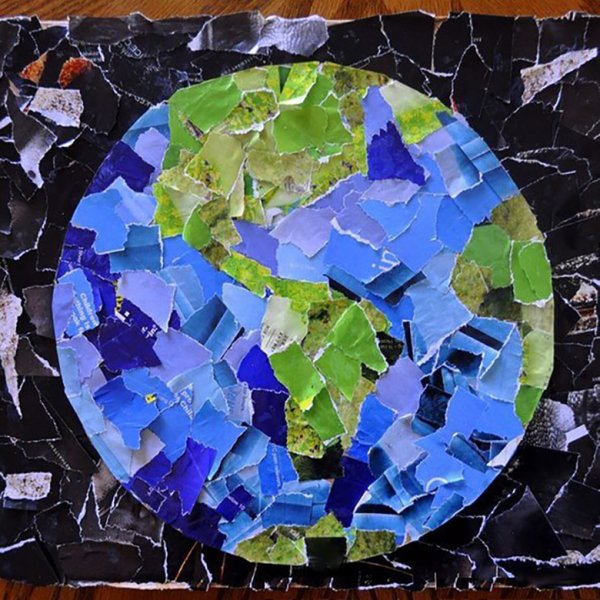Поделки наша планета из цветной бумаги