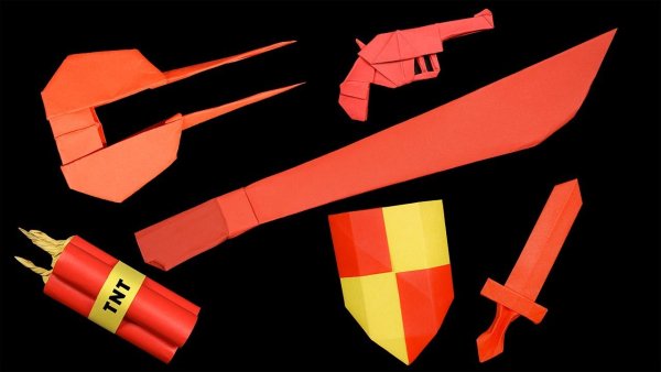 Оригами оружие ниндзя
