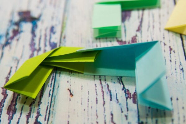 Оригами из бумаги без клея и ножниц