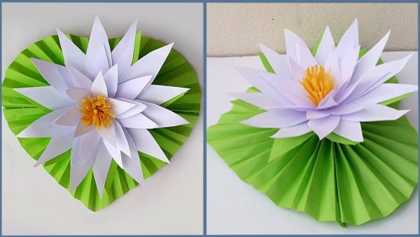 Цветы оригами Лотус