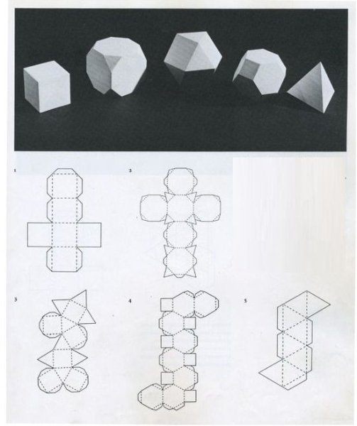 Поделки объемные геометрические из бумаги